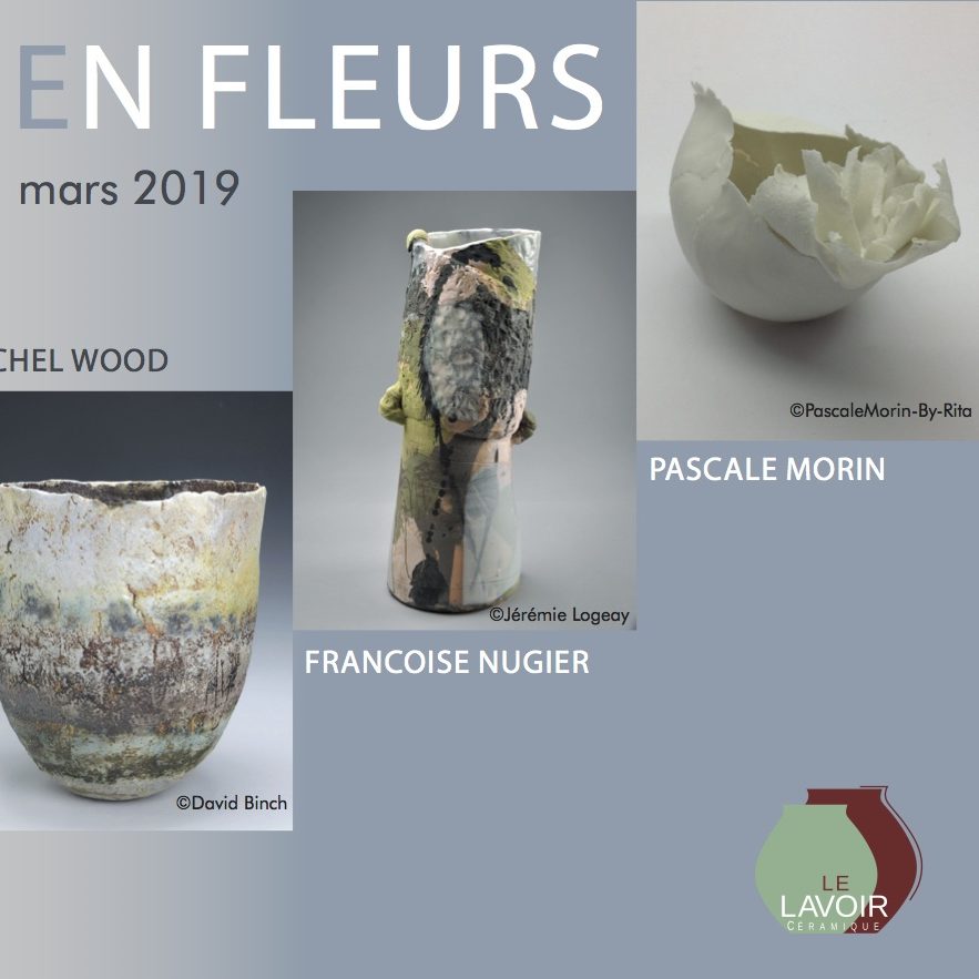 15-31 Mars 2019 - Exposition-VASES EN FLEURS- Le lavoir céramique