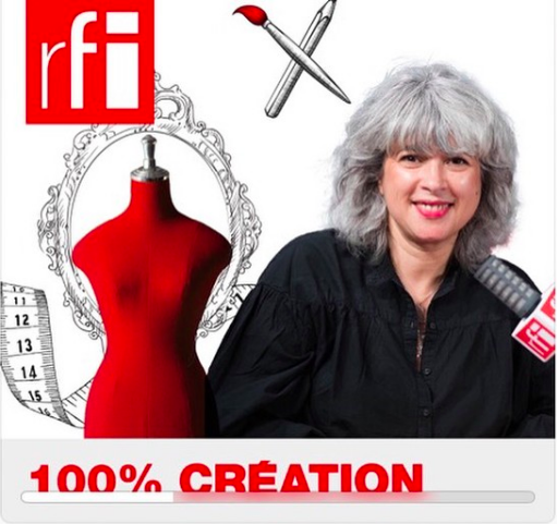 Un podcast sur RFI 100% Création